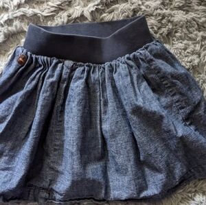 Tea Collection girls denim skirt size 5